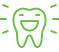 Animated smiling tooth icon